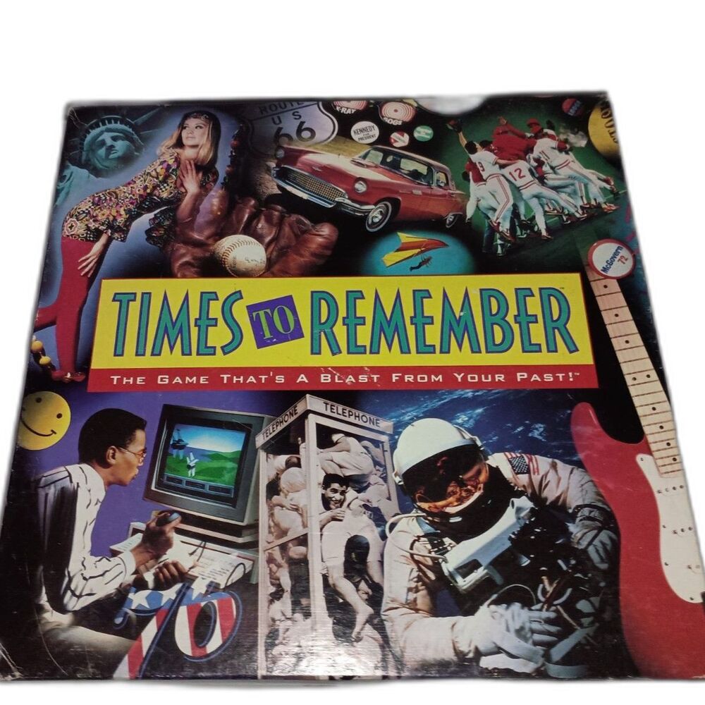 Board Game: Times to Remember - A Game that's a Blast from the Past (Complete)